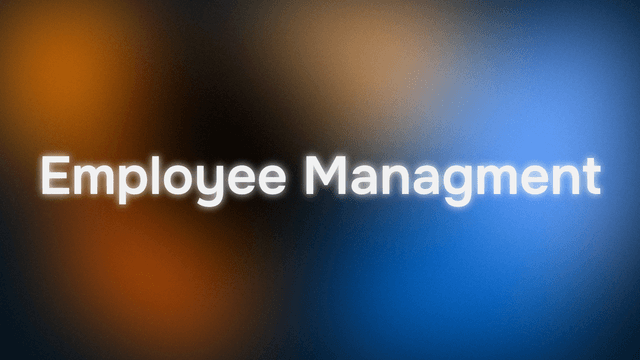 Employee Managment Dashboard