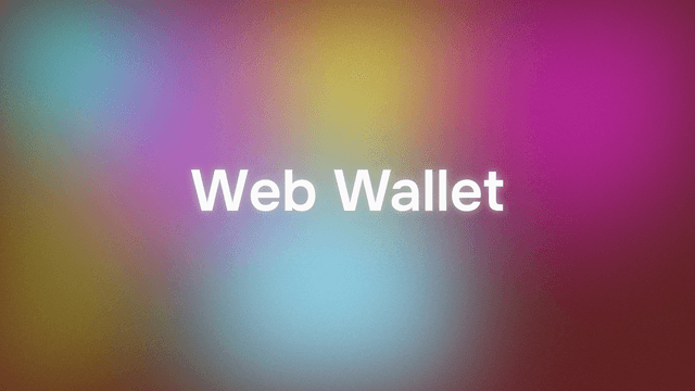 Web Based Wallet